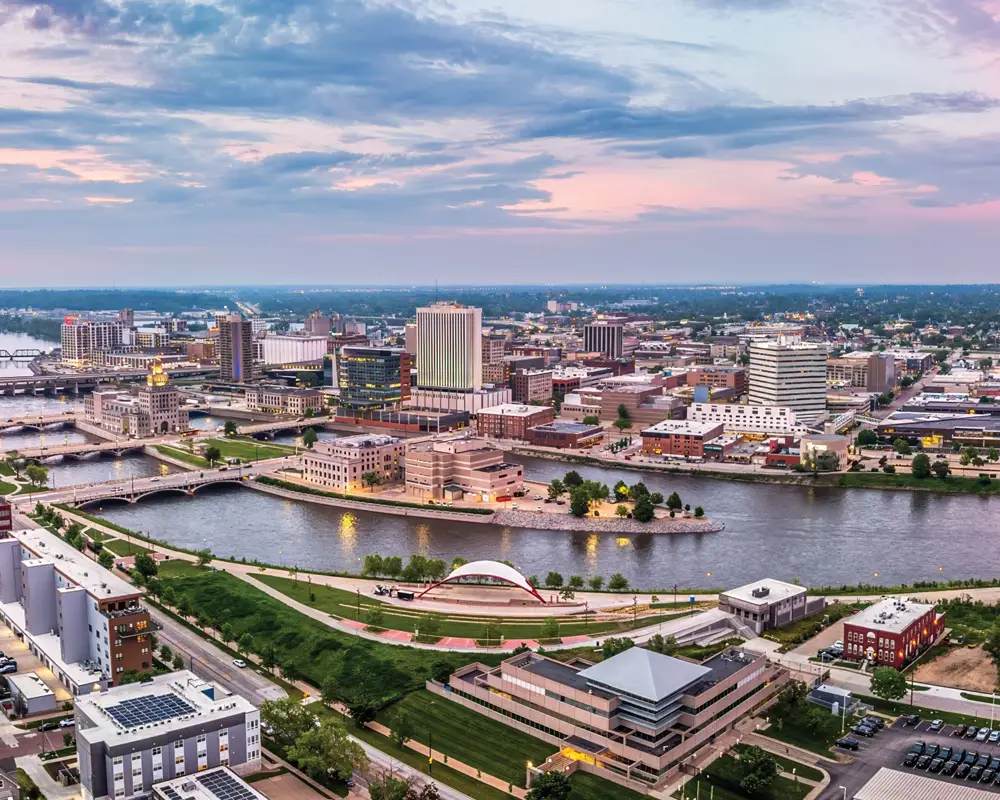 Cedar Rapids Cityscape