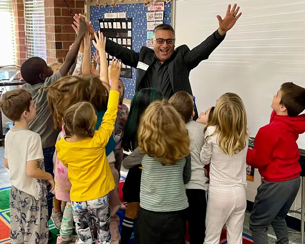 Students in classroom